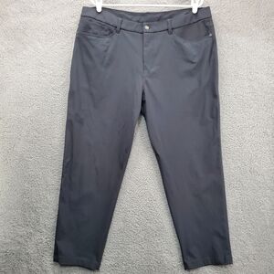 Lululemon ABC Classic Fit Pants Mens Size 38 Black Warpstreme